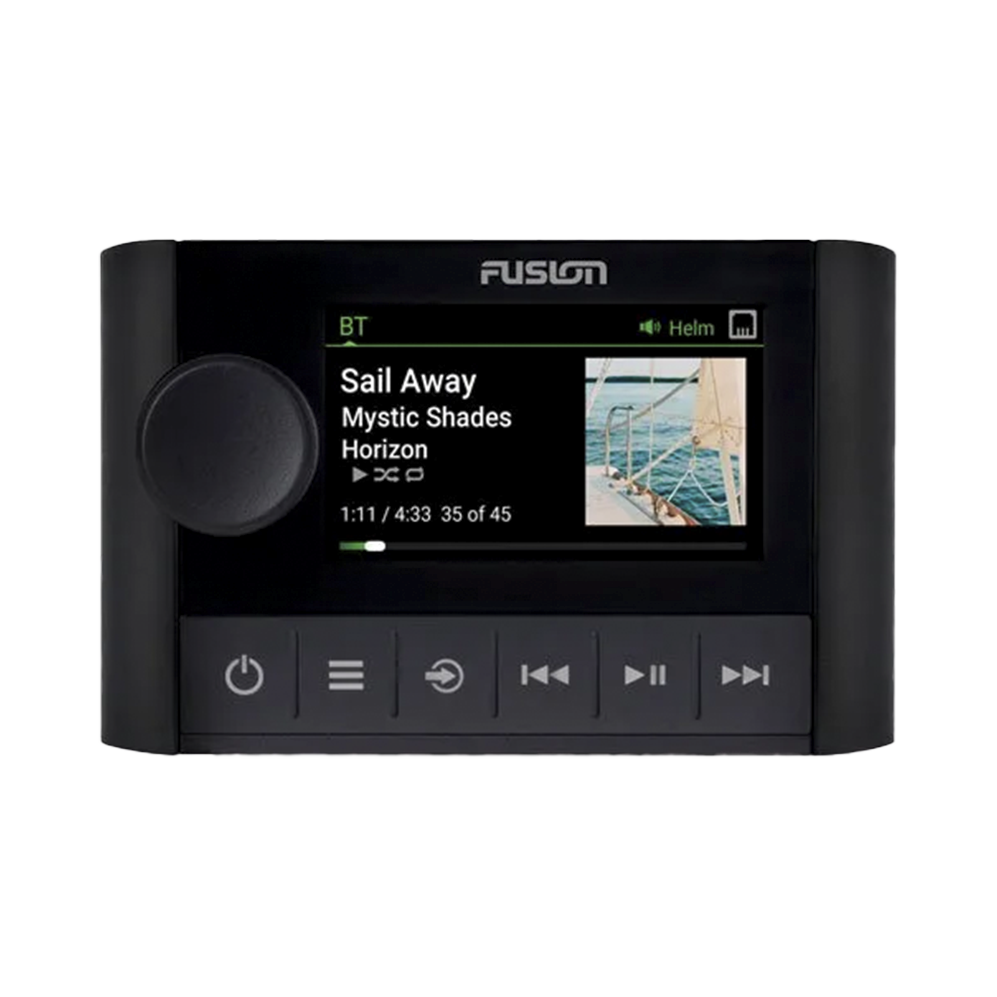 Control de mando a distancia con conexión vía Ethernet, Fusion Apollo ERX400, para sistemas de audio.