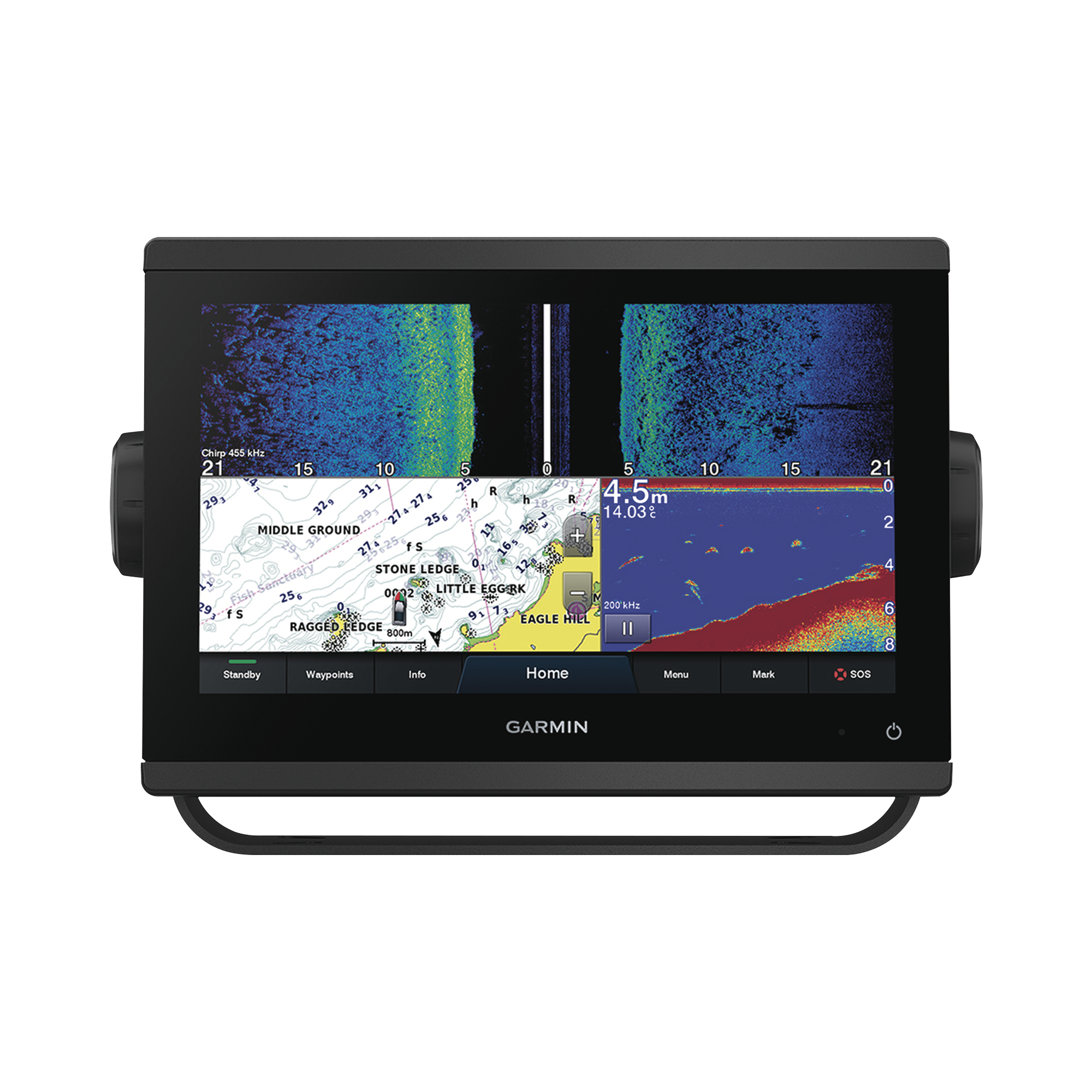 GPSMAP® 923xsv ecosonda de 9" SIDEV√ú, CLEARV√ú y CHIRP tradicional. no incluye transductor.