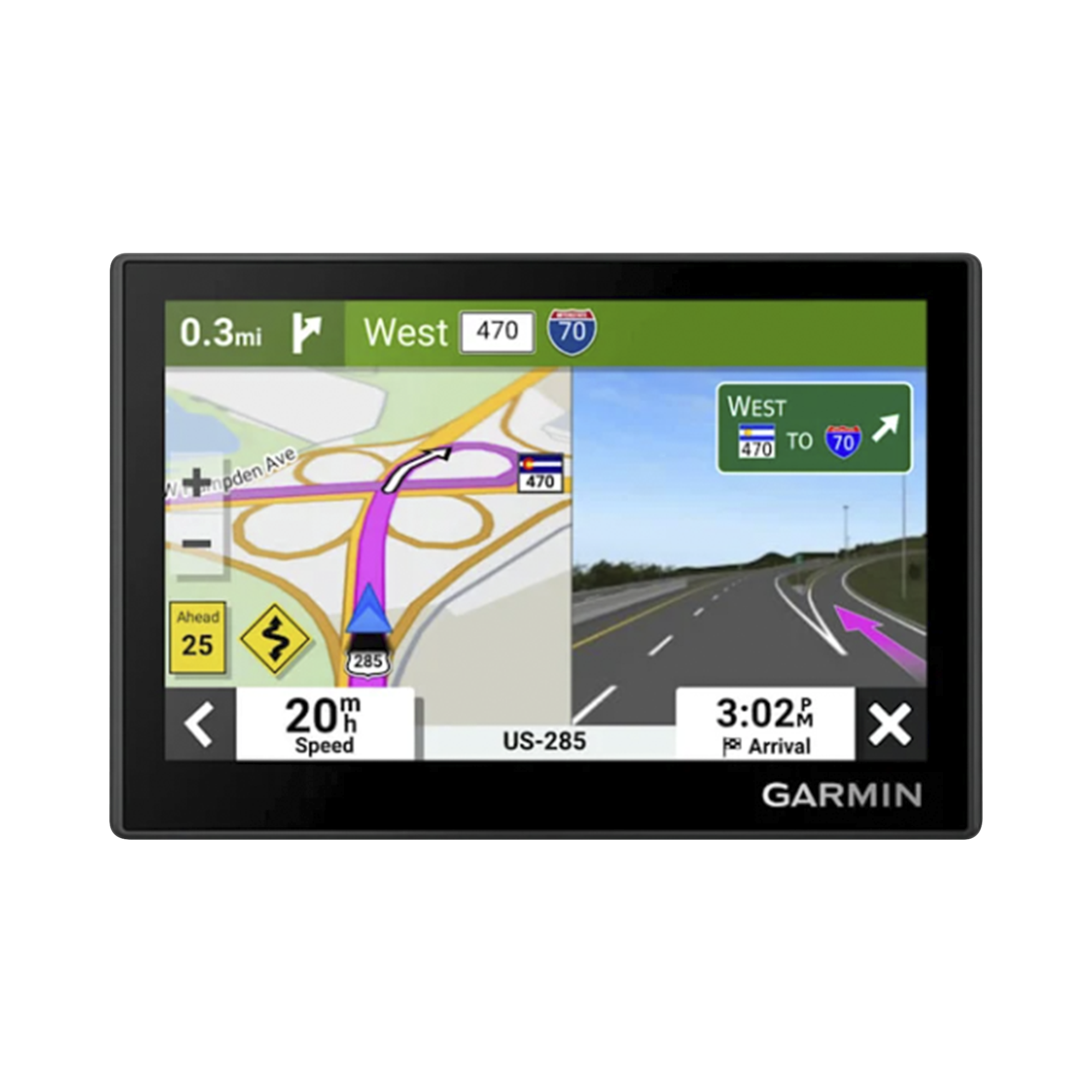 Navegador para vehículo Drive 53, pantalla multitáctil a color de 5"