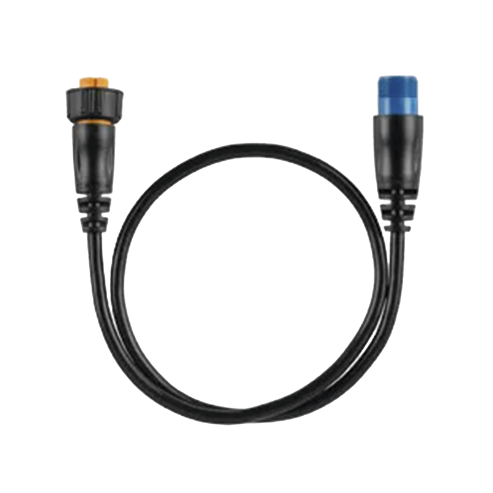 Cable adaptador para conectar un transductor de 8 pines con XID a un puerto de sonda de 12 pines a un dispositivo náutico compatible.