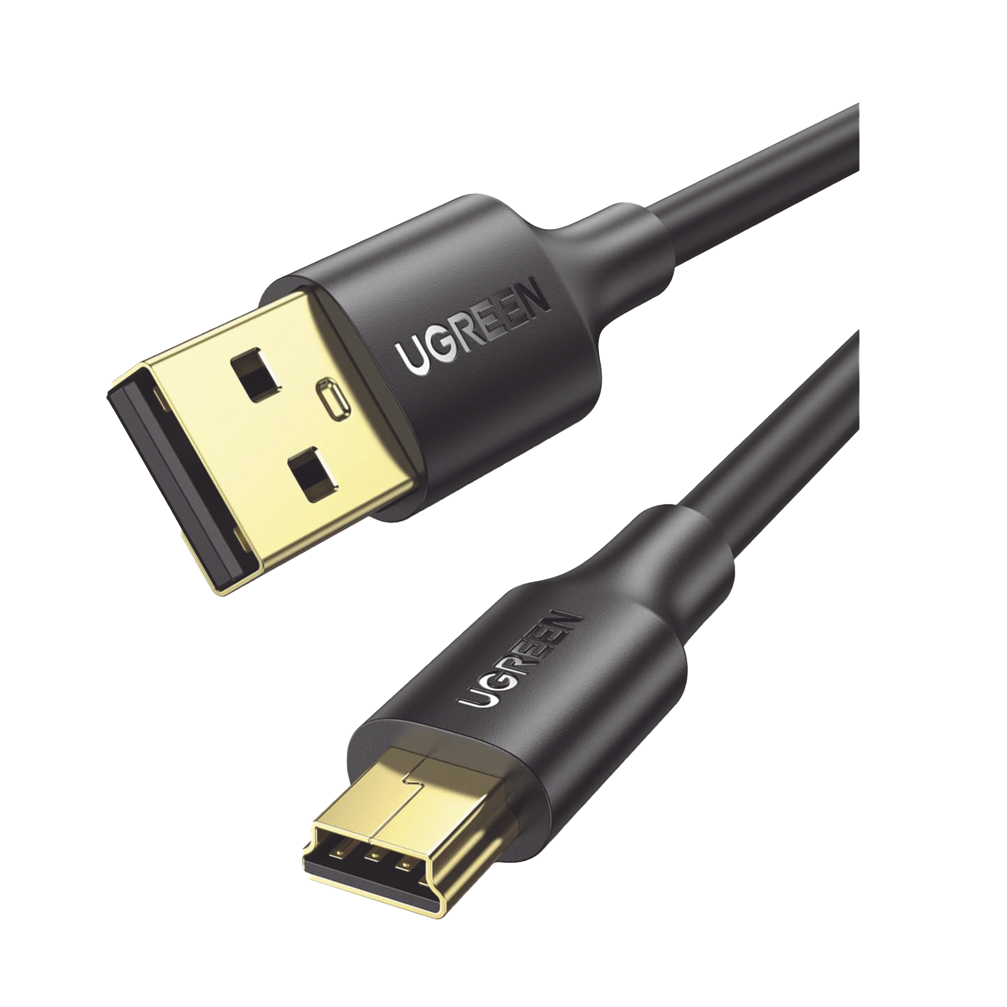 Cable USB-A 2.0 a Mini USB | 1m | Cable de Datos y Alimentación | 480Mps | Chip Inteligente | PVC | Para Discos Duros HDD o SSD, Go-Pro Hero, Mando de PS3, Cámaras Digitales, Reproductores MP3, MP4, etc.