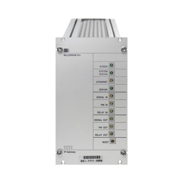 Interfaz Millennium IP para gestión de avisos y música por redes Ethernet por Streaming