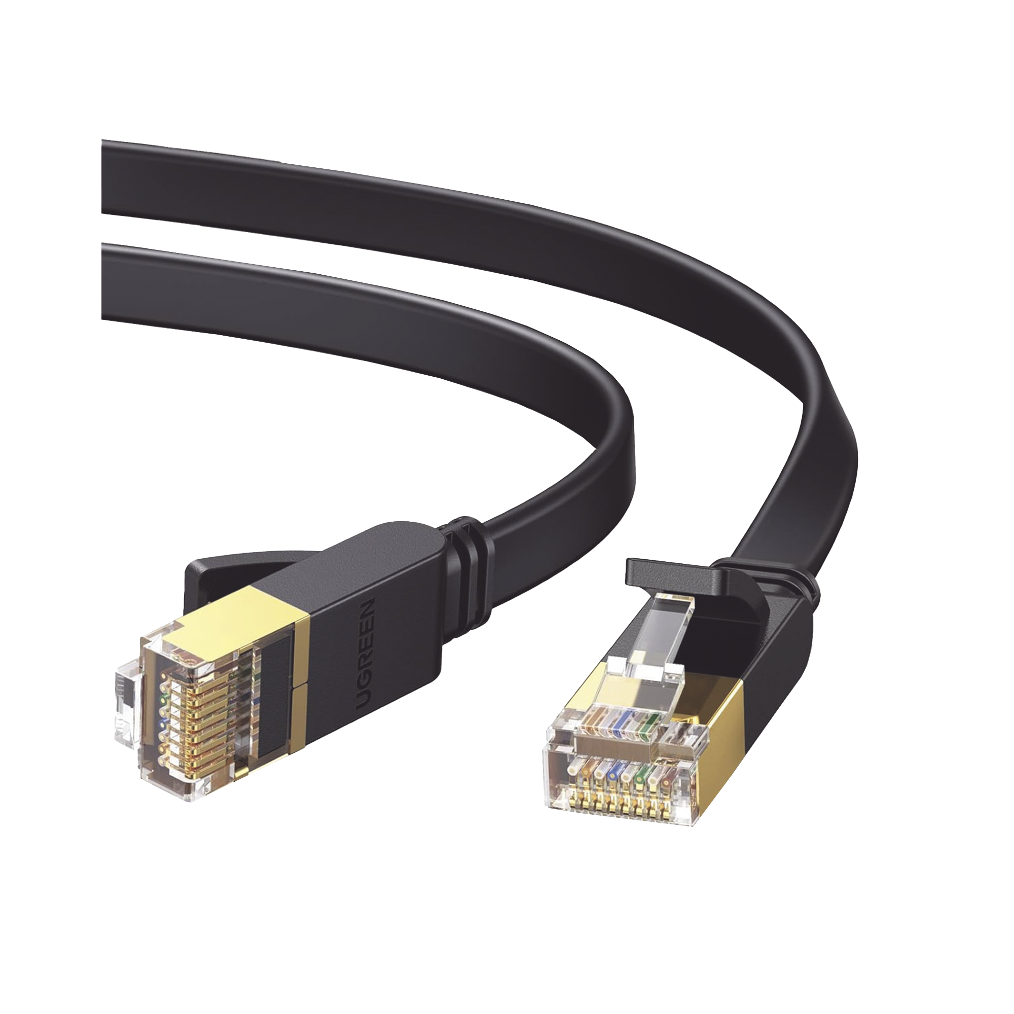 Cable Ethernet Plano Cat7 U/FTP 10 Gigabit 600MHz 1m