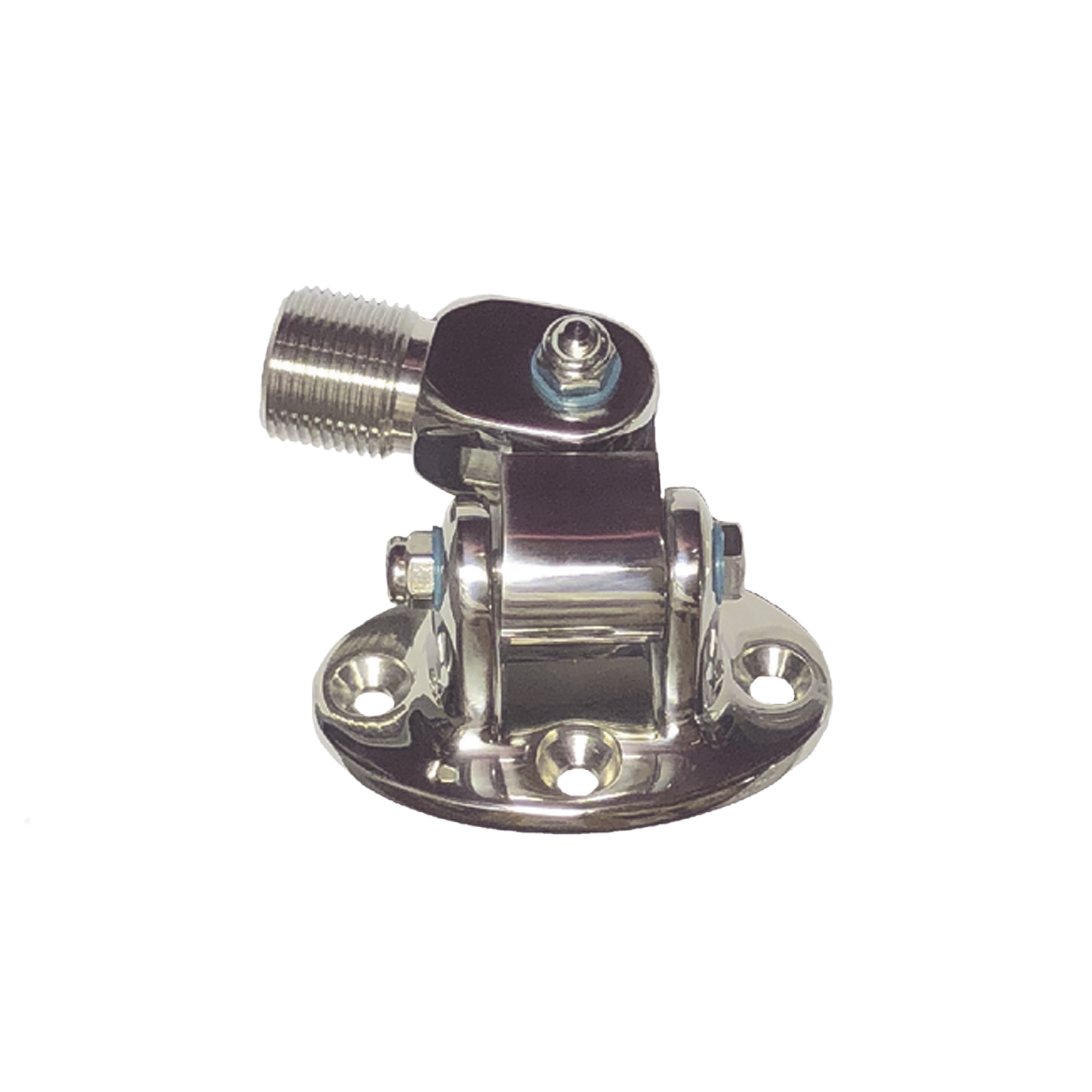 Montaje de acero inoxidable ovalado, con rosca estándar 1" x 14 hilos