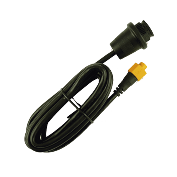 Cable adaptador Ethernet redondo color amarillo a RJ45 Macho
