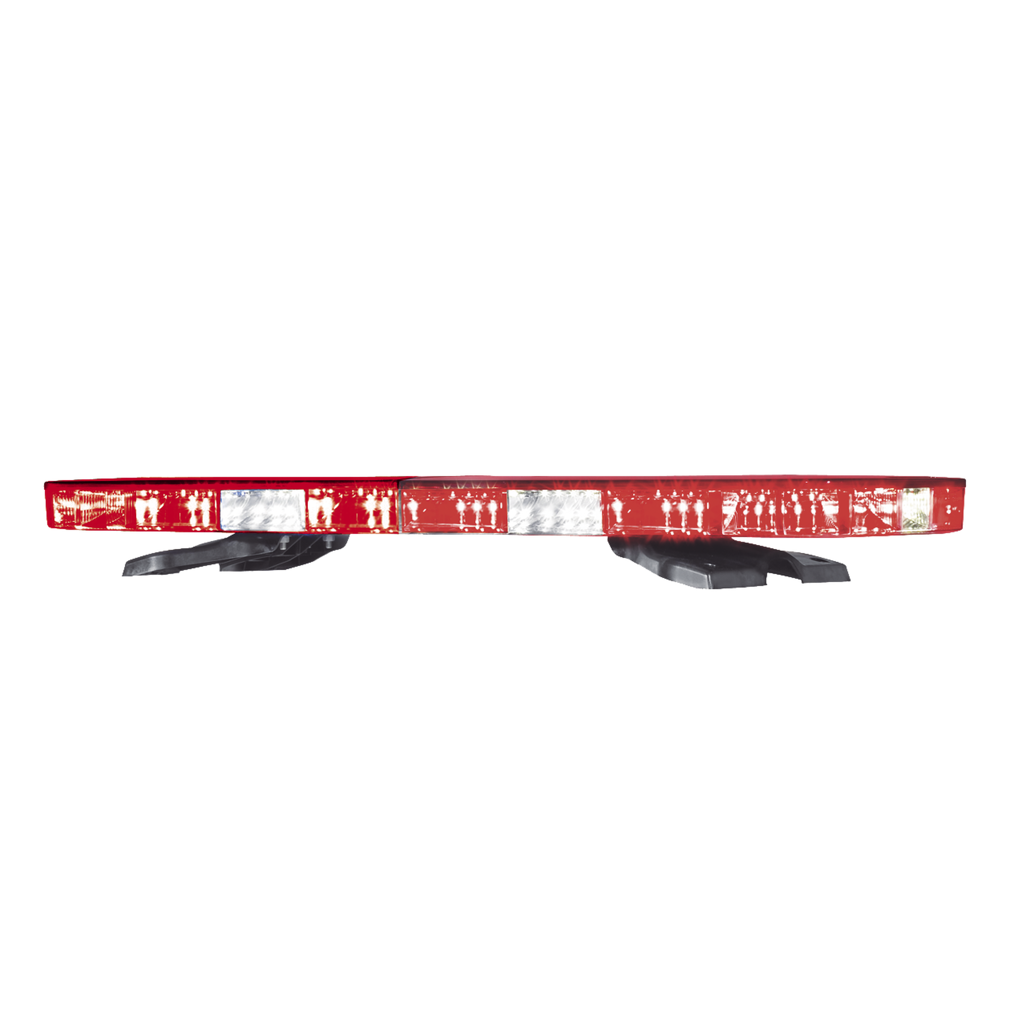 Barra de luces Legend Discret color Rojo, con tecnología Solaris y ROC, 78 Leds y montaje de Gancho