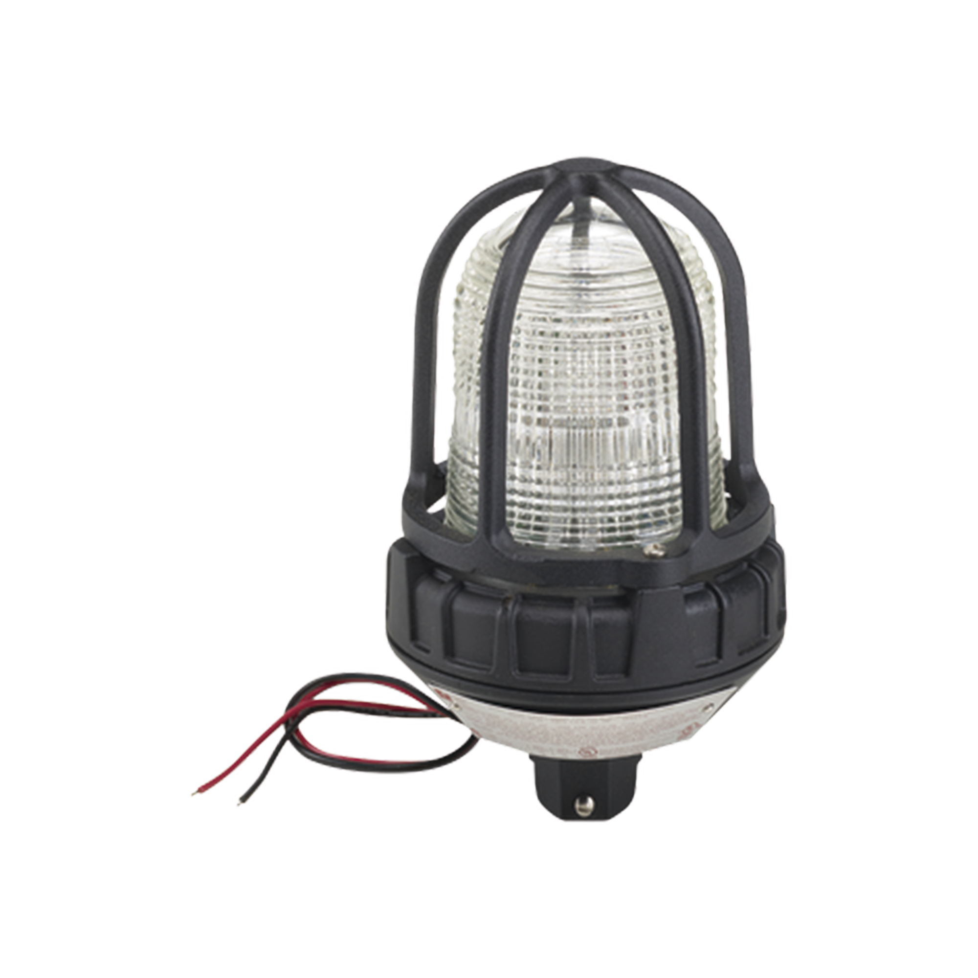 Luz estroboscópica para ubicaciónes peligrosas,  montaje tipo tubo, 12-24 VCD, Color Claro