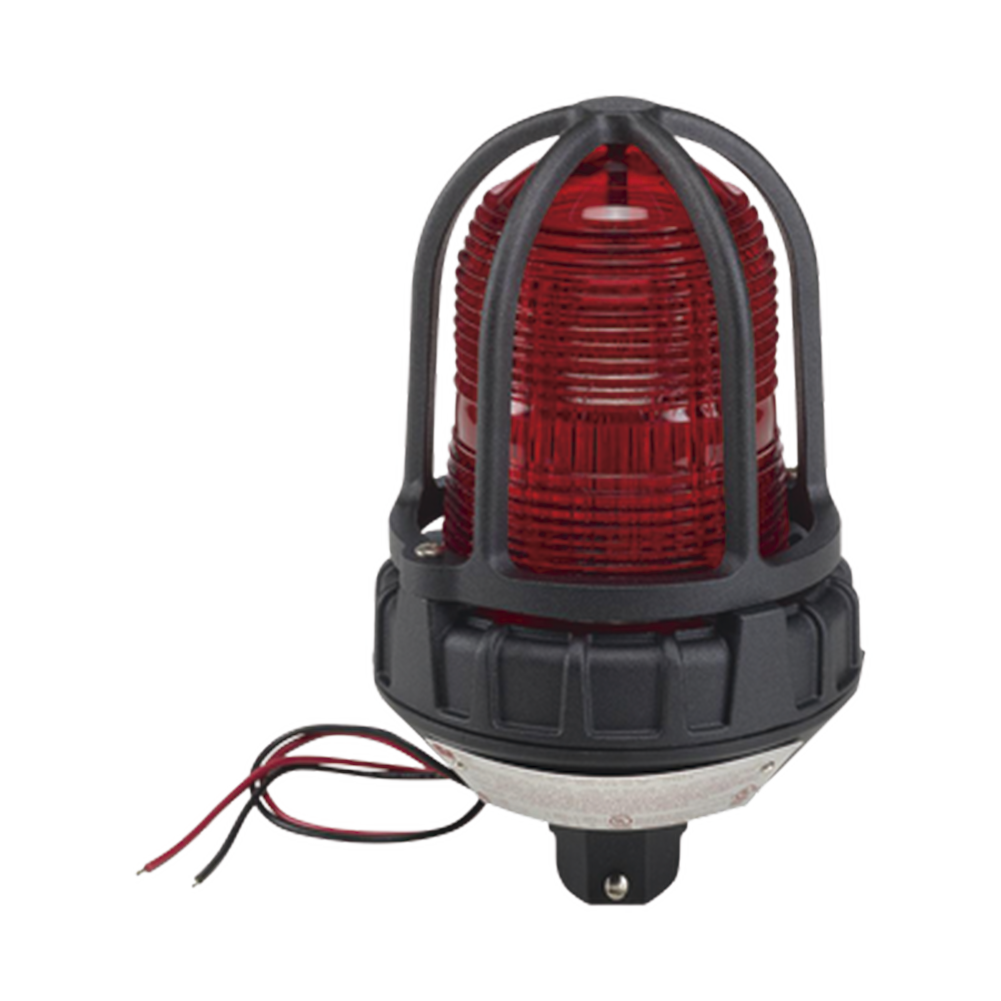 Luz estroboscópica para ubicaciónes peligrosas,  montaje tipo tubo, 120 VCA, color Rojo
