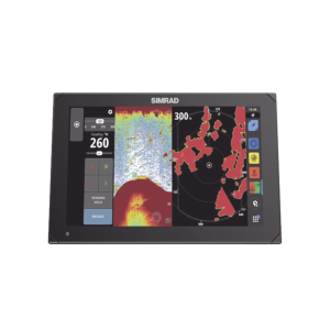Pantalla táctil multifunción NSX 3012, cuenta con mapa base global, sonda de 1 kW, antena GPS interna,  conexiones remotas  WiFi y Bluetooth.