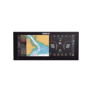 NSX 3012UW Pantalla de navegación de 12" touch screen multi-funcional para radar, fishfinder, y control automático de navegación.