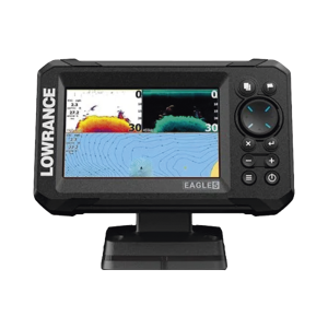 Eagle-5 ecosonda en pantalla horizontal IPS de 5 pulgadas, incluye transductor skimmer 50/200 kHz