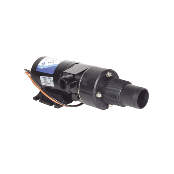 Bomba maceradora de 12 Vcd para manguera de entrada con orificio de 38 mm (1¬Ω”), manguera de descarga con orificio de 25 mm (1”)