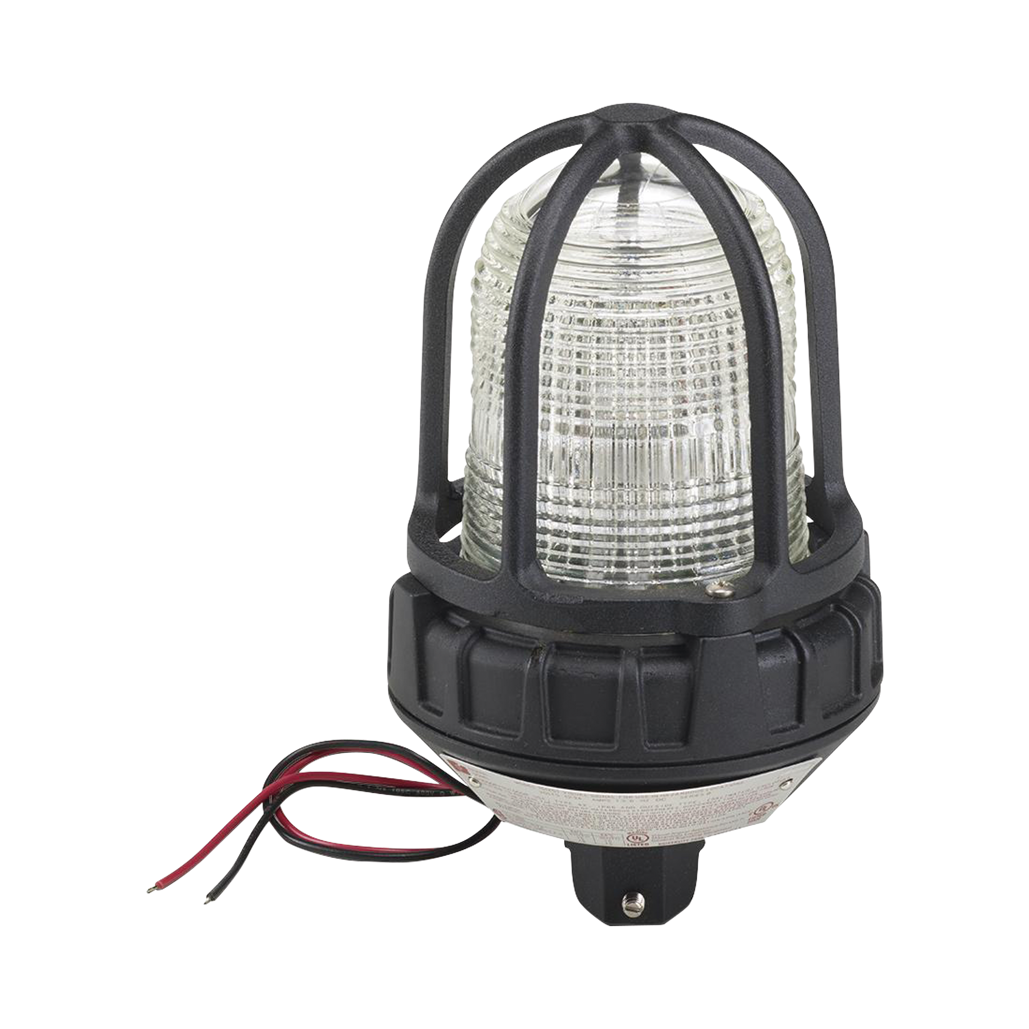 Luz de advertencia LED para ubicaciónes peligrosas, montaje tipo tubo, 24 VCD, LED color Claro