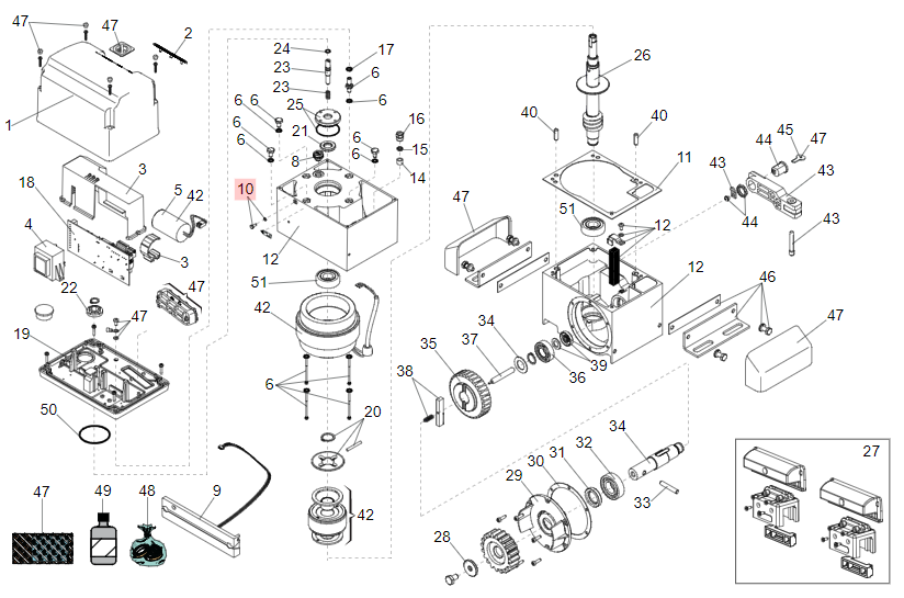 TAPON DE PURGA PARA FAAC 844