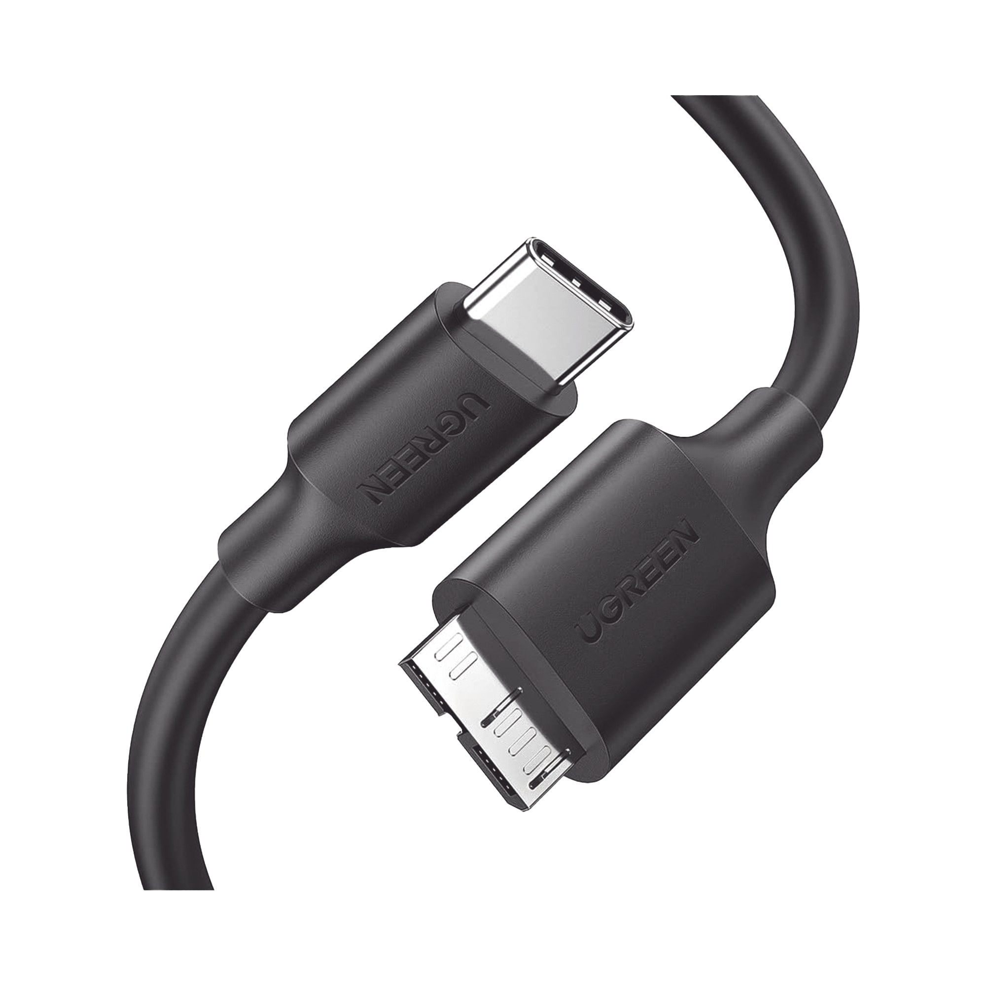 Cable USB Tipo C 3.0 a Micro Tipo B | 1m |Carga Rápida | 5 Gbps | Transferencia de Datos | Blindaje Interior Múltiple | Compatible con Disco Duro Externo, Portátiles, Seagate, Nikon, Canon.