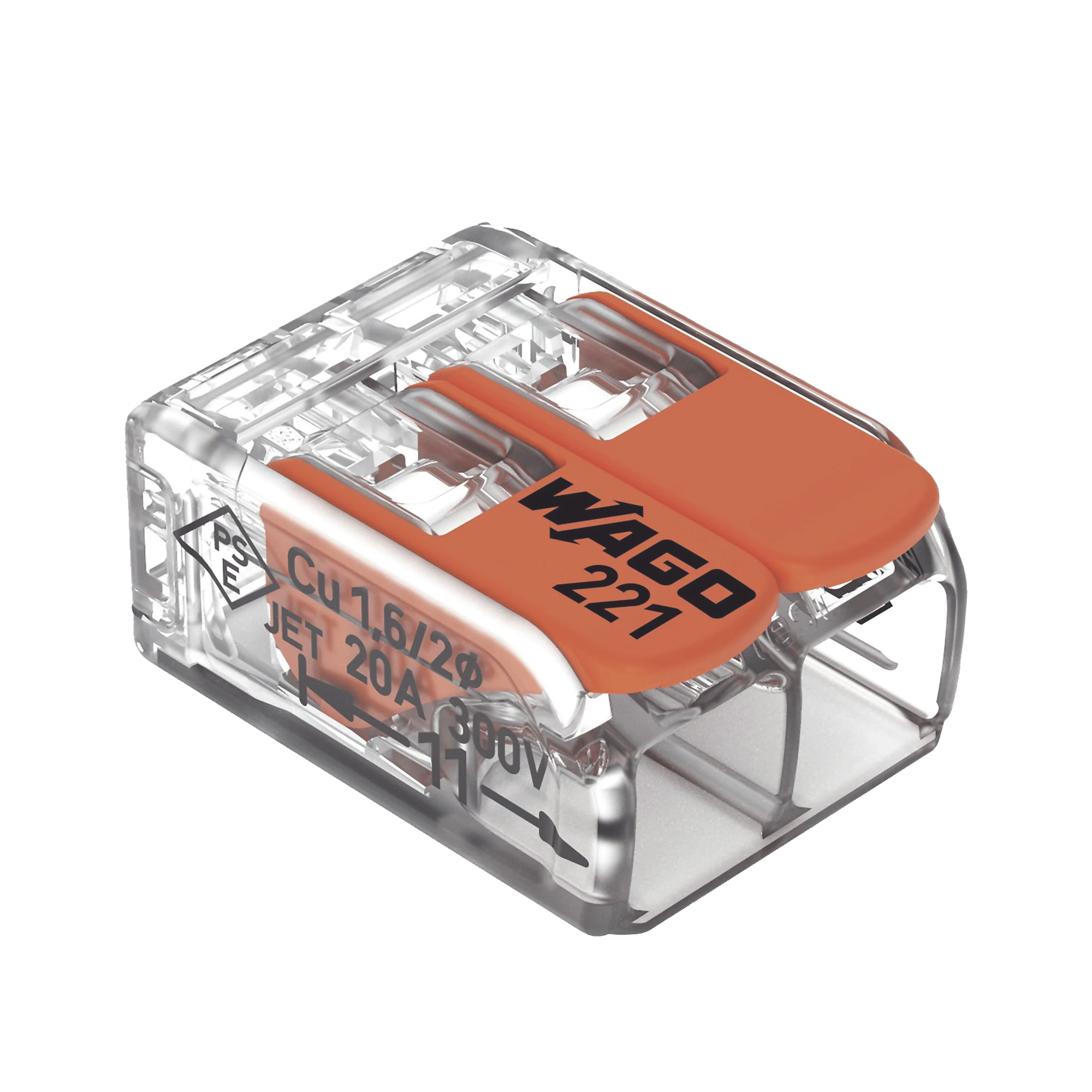 Conector Compacto para 1 Cable de Entrada 1 Cable de Salida / Cables Compatibles 28AWG-12AWG