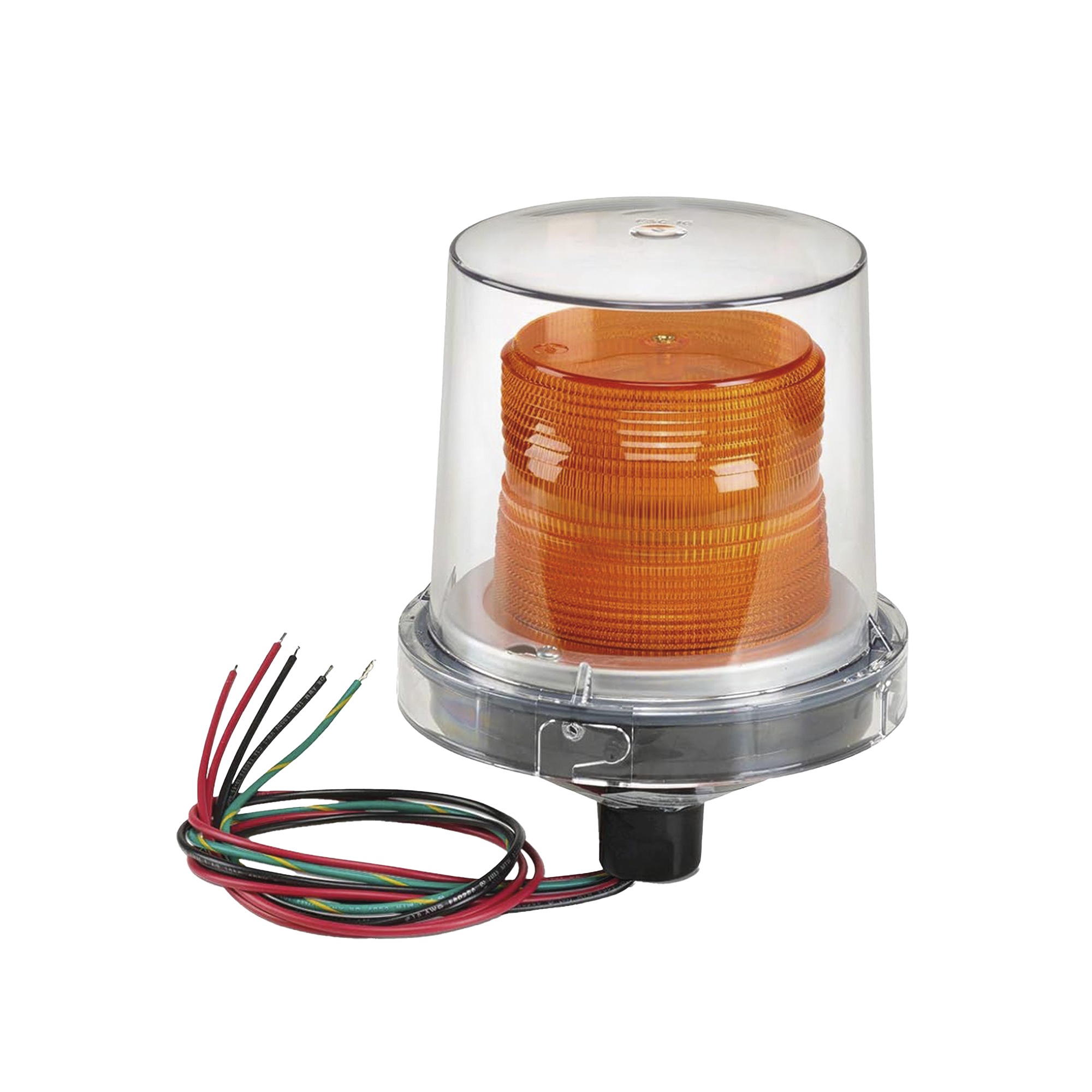 Luces estroboscópicas para lugares peligrosos Electraray® , Homologado UL y cUL para Clase I, División 2, Grupos A, B, C y D; Clase II, División 2, Grupos F y G; Clase III , 24 VCD, color Ámbar, parpadeo predeterminado