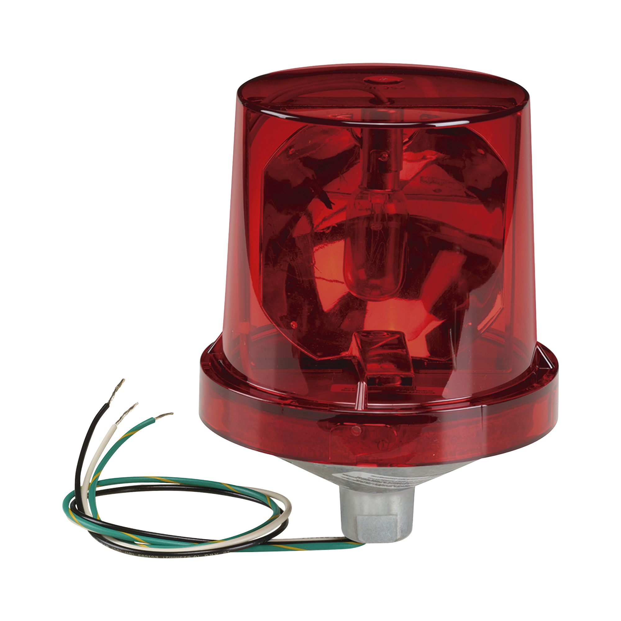 Luz de advertencia giratoria Electraray® 120 VAC color Rojo