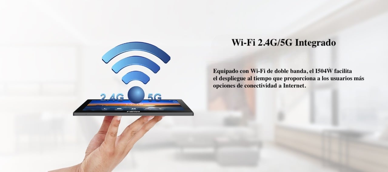 Fanvil i504W pantalla encendida