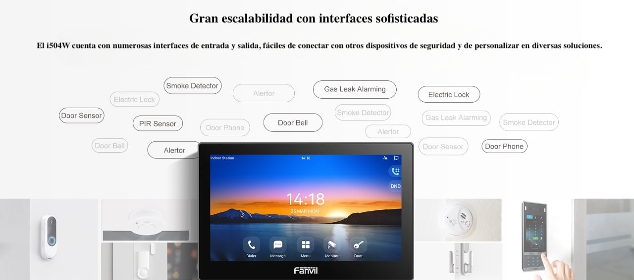 Fanvil i504W de perfil
