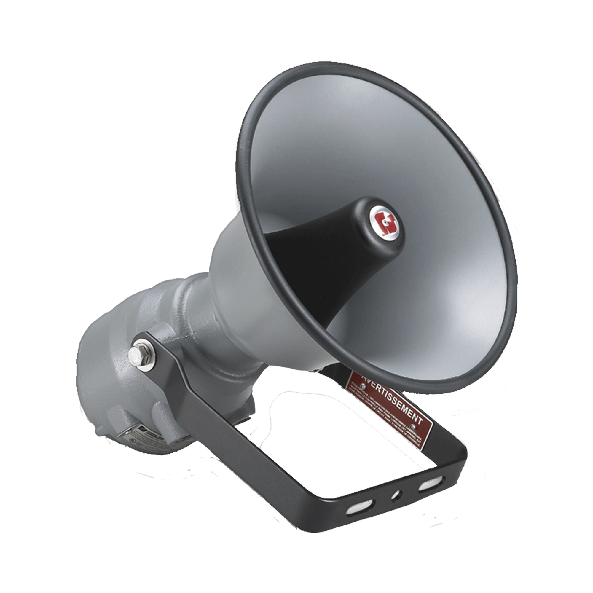 Altavoz amplificado a prueba de explosiones 302X SelecTone® Aprobado por CSFM y listado por UL y cUL para Clase I, División 1, Grupos B, C y D; Clase I, División 2, Grupo A; Clase II, División 2, Grupos F y G; Clase III 120-240 VC