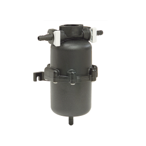 Mini tanque acumulador con capacidad de hasta 0.65 litros.