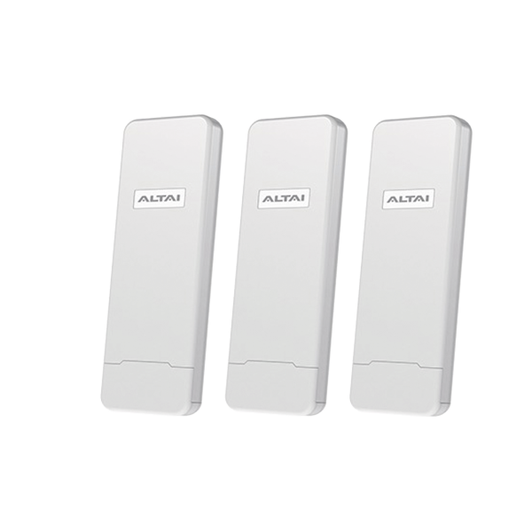 Paquete de 3 Puntos de Acceso C1N Super Wi-Fi, PTP y PTMP en 2.4 GHz , Con Antenas Integradas Sectorial de 70¬∞, Alta Sensibilidad, Hasta 300 m a un Smartphone, Antena de 10 dBi, Soporta Fichas-Vouchers. Administración en Nube Gratis con INSIGHT