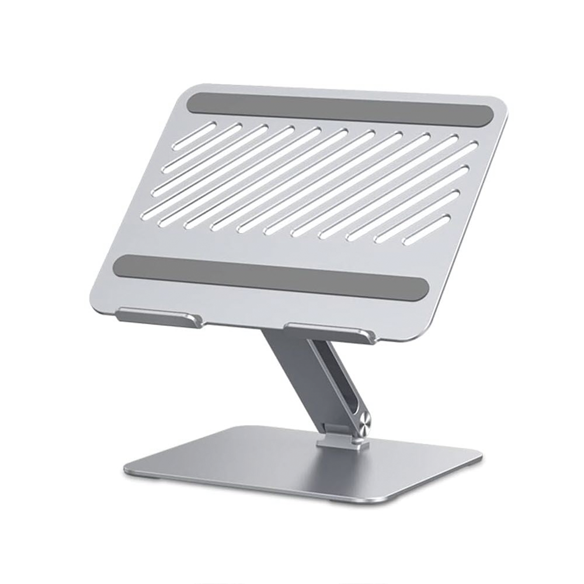Soporte de Aluminio para Laptop | Ajustable 180¬∞ | Soporta Laptops de 10 a 17.3''| Capacidad de Carga 5Kg | Excelente Estabilidad | Diseño Para Alta Disipación de Calor | Altura y Angulo Ajustable | Plegable y Portátil.
