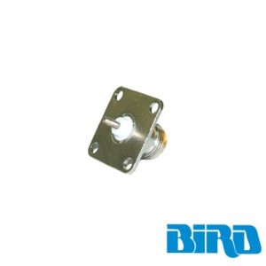 Conector N Hembra de Cambio Rápido / Wattmetro BIRD 43, 4304, 4 perforaciones a 18 mm, Níquel/ Plata/ Teflón.‚??