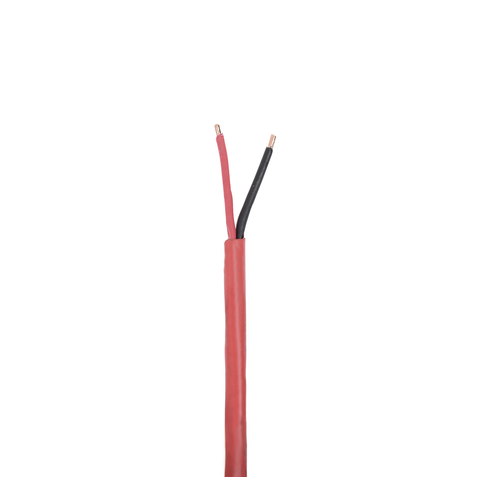 Bobina de 305 Metros de Alambre / 2 x 18 AWG / Riser / Tipo FPLR-CL3R, FT4 / Color Rojo / Para Aplicaciones en Sistemas de Detección de Incendio y Sistemas de Evacuación