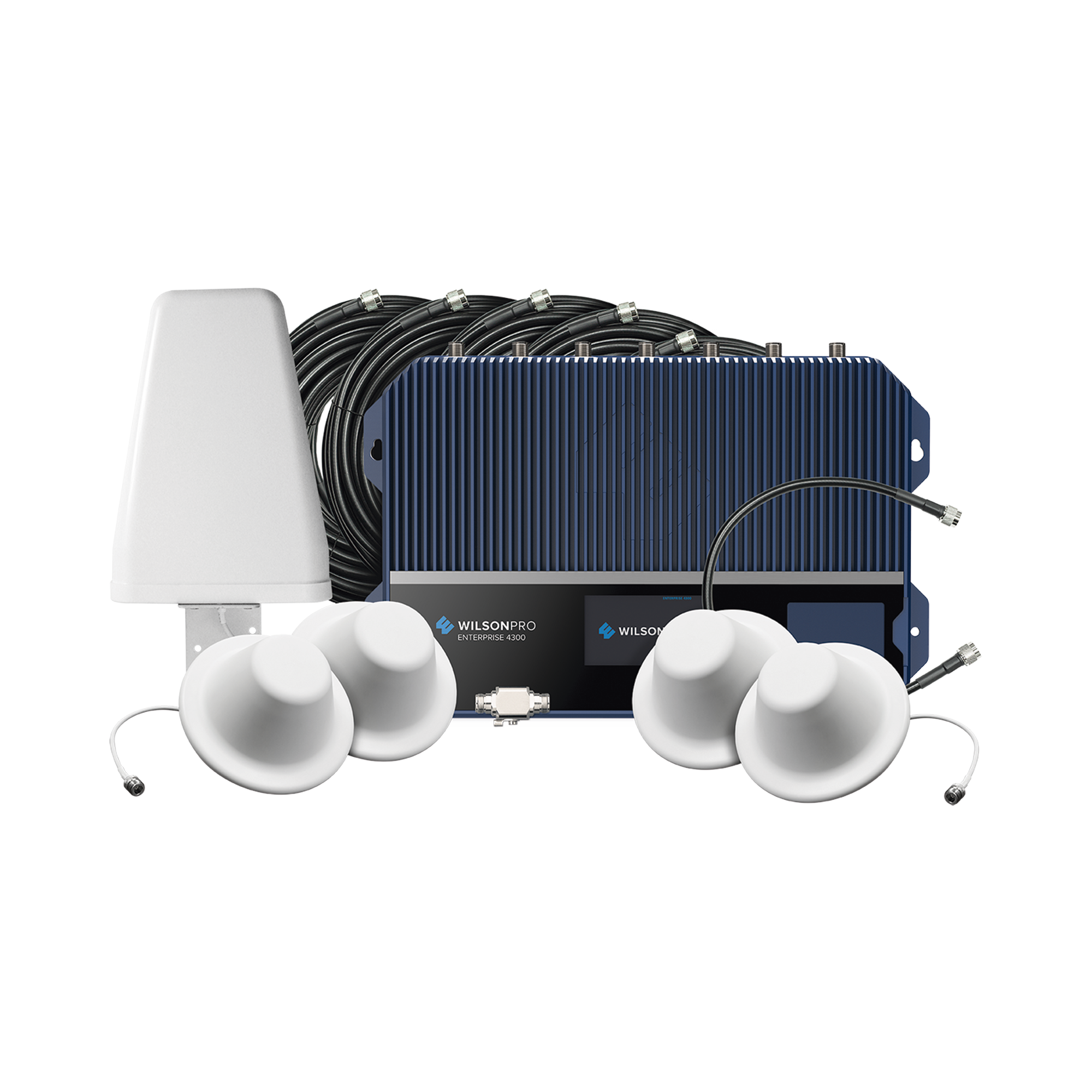 KIT Amplificador de Señal Celular, ENTERPRISE 4300/ Para Montaje en Pared/ Mejora la Señal de los principales operadores | Cubre áreas de hasta 4800 m¬≤