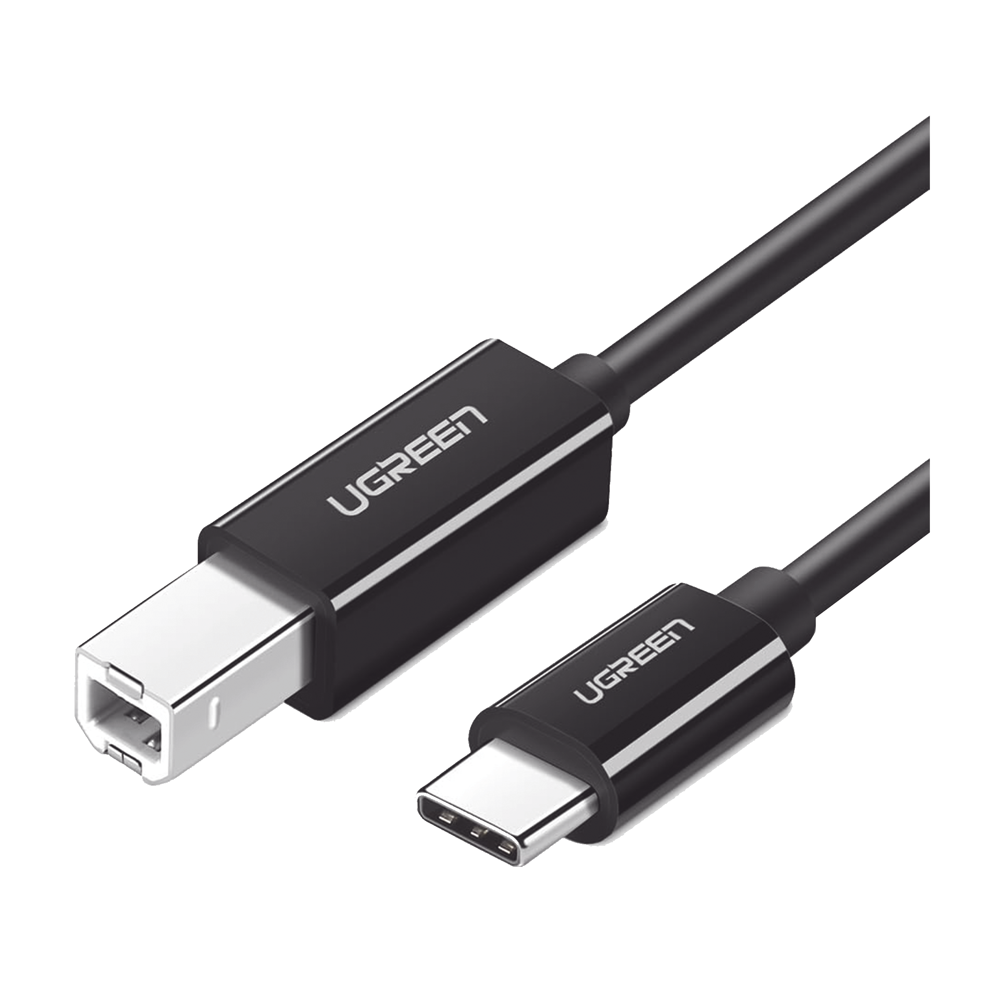 Cable de Impresora o escáner USB-C | 1m (6 pies) | USB Tipo C a USB 2.0 Tipo B | Soporta Thunderbolt 3 | Alta velocidad | DAC | Compatible con Brother HP, Canon, Lexmark, Epson, Dell, Xerox, Samsung, etc.