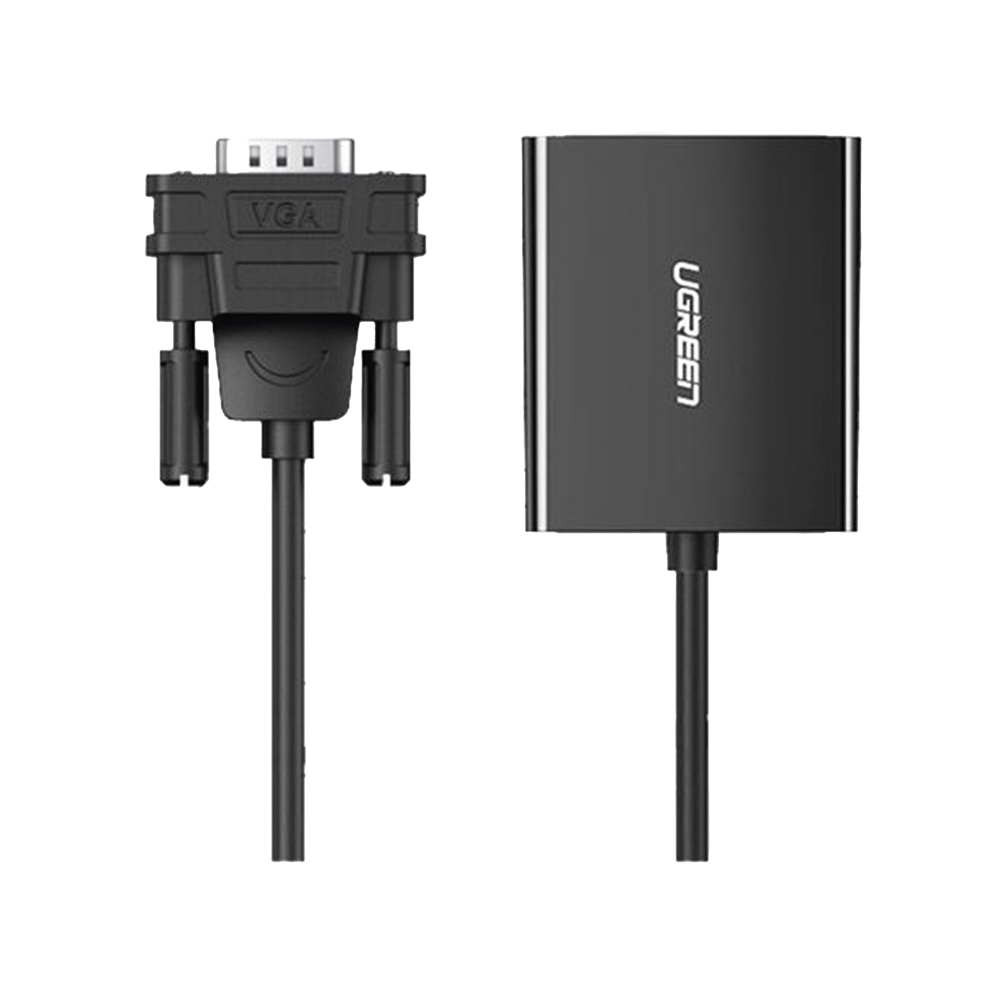 Entrada: VGA Macho / Salida: HDMI Hembra / Resolución de 1080P@60Hz / Puerto Estéreo de 3.5 mm / Plug and Play, Sin Controlador / Longitud del Cable 15 cm. / Incluye Cable de Alimentacion USB / Incluye Cable de Audio de 3.5mm.
