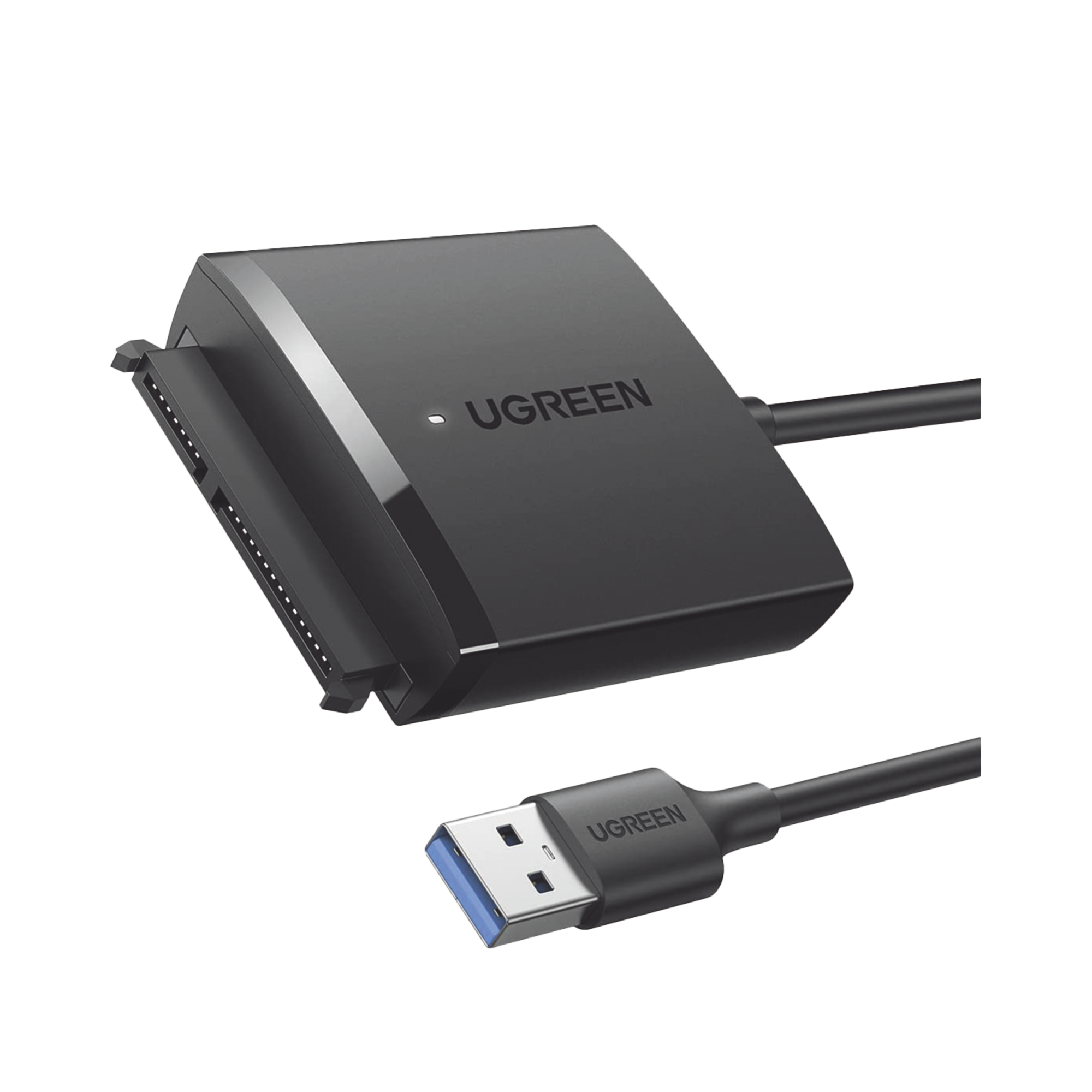 Adaptador USB 3.0 a SATA III | Compatible con Disco Duro HDD y SSD de 2.5" y 3.5" de hasta 12 TB | Velocidad USB 3.0 de hasta 5 Gbps | Alta Velocidad con UASP & TRIM | Cable de 50 cm.