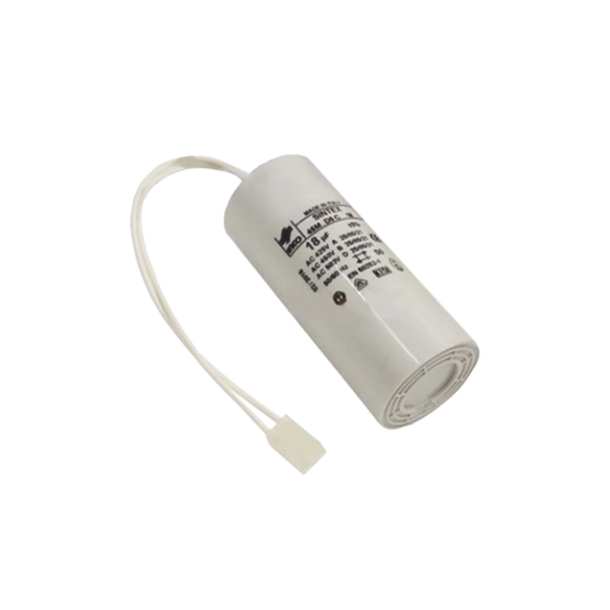 CAPACITOR DE 18 UF 450V PARA FAAC 844ER CON CONECTOR