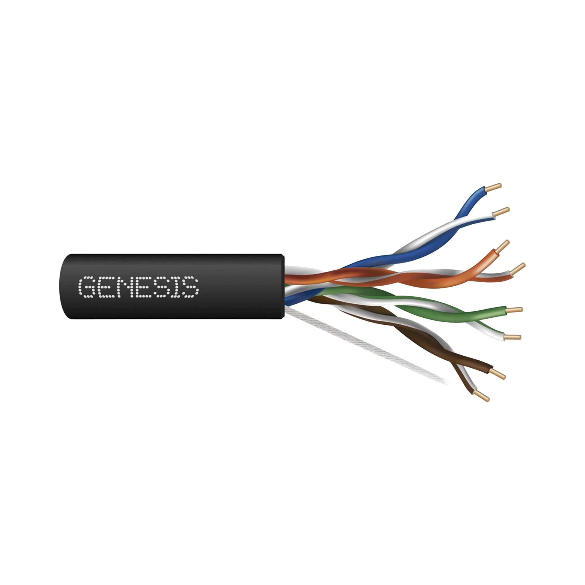 Bobina de Cable de 305 Metros UTP Cat6 RISER / Color Negro / UL, CMR SPNLS, Probado a 350 Mhz / Para Aplicaciones de CCTV, Redes de Datos, IP megapixel, Control RS485