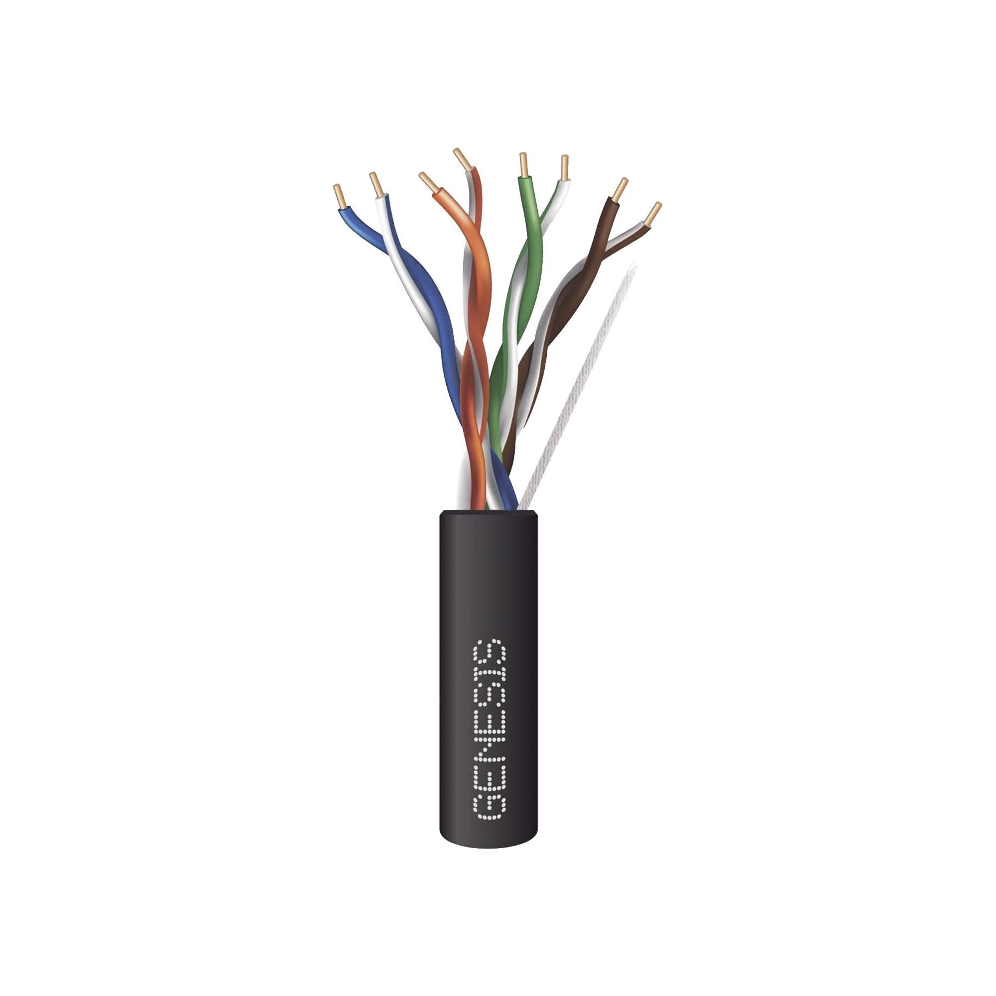 Bobina de Cable de 305 metros / UTP Cat6 PLENUM / Color Negro / UL, CMP SPNLS / Probado a 350 Mhz / Aplicaciones de CCTV / Redes de datos / IP Megapixel / Control RS485