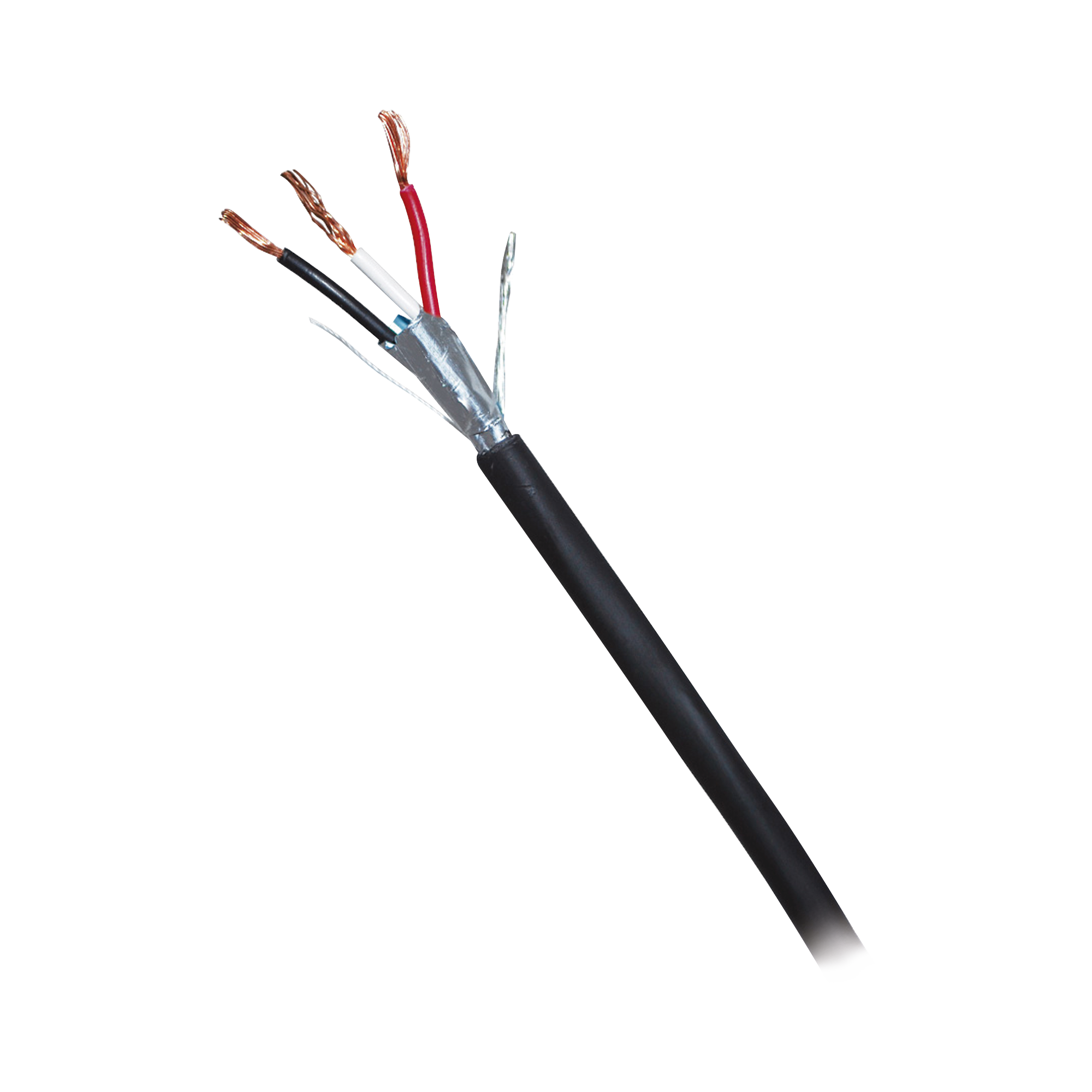 CAJA DE 305 METROS DE CABLE BLINDADO DE 3 X 18 AWG BLINDADO NEGRO