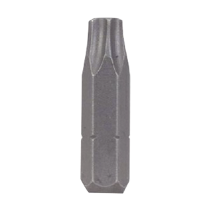 Punta torx tipo T6 hexagonal de 1/4” x 1” de largo
