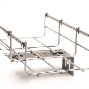 Ménsula MallaFils® para Charolas de 50 mm de Ancho, Montaje en Pared, Uso Interior con Acabado EZ