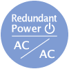 Alimentación redundante CA/CA
