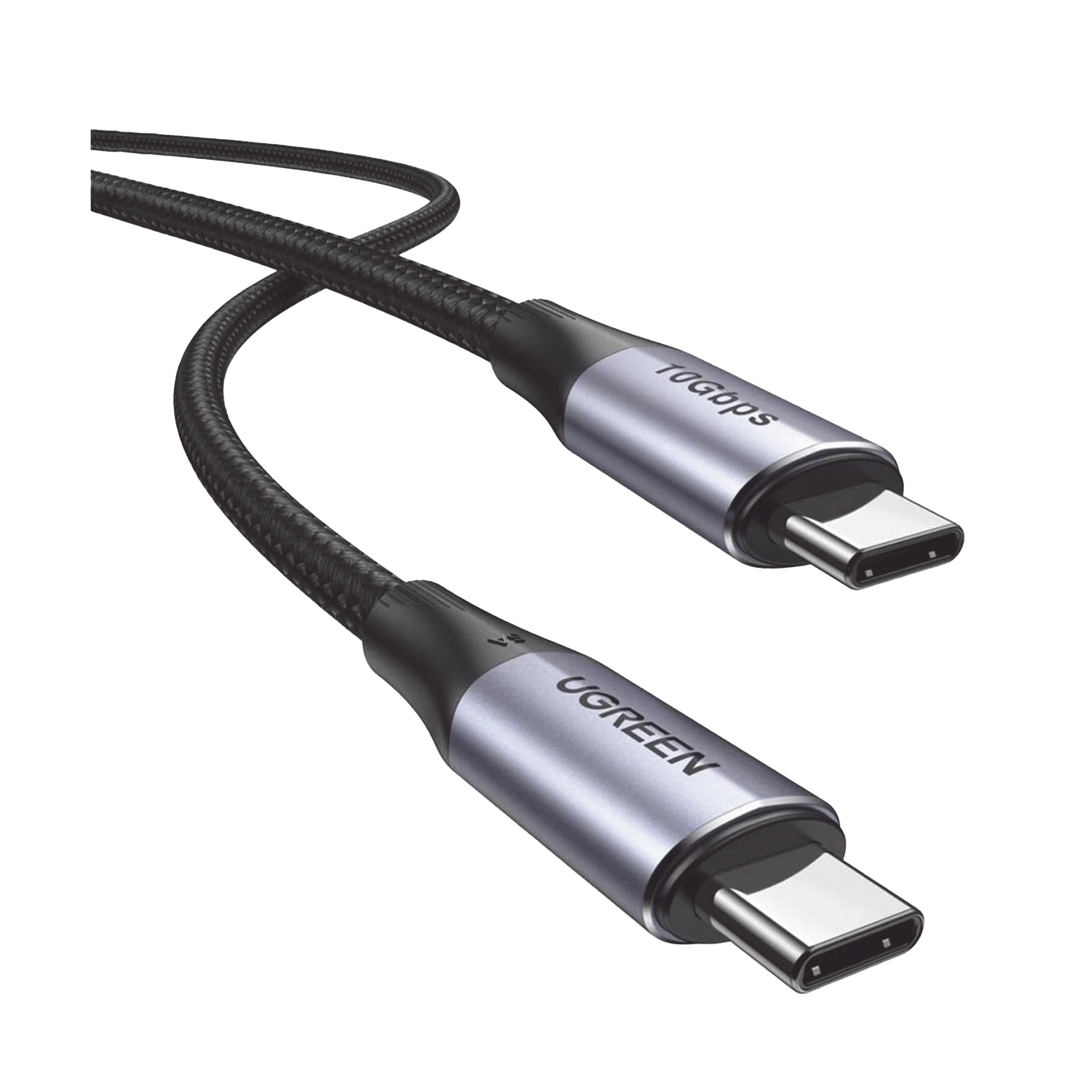 Cable USB-C a USB-C 3.2 Thunderbolt | 1 Metro | 240W | 10 Gbps | 480 Mbps | Soporta Video 4K@60Hz| Chip E-Market Inteligente | Carcasa de Aluminio | Nylon Trenzado | Blindaje de 4 capas.