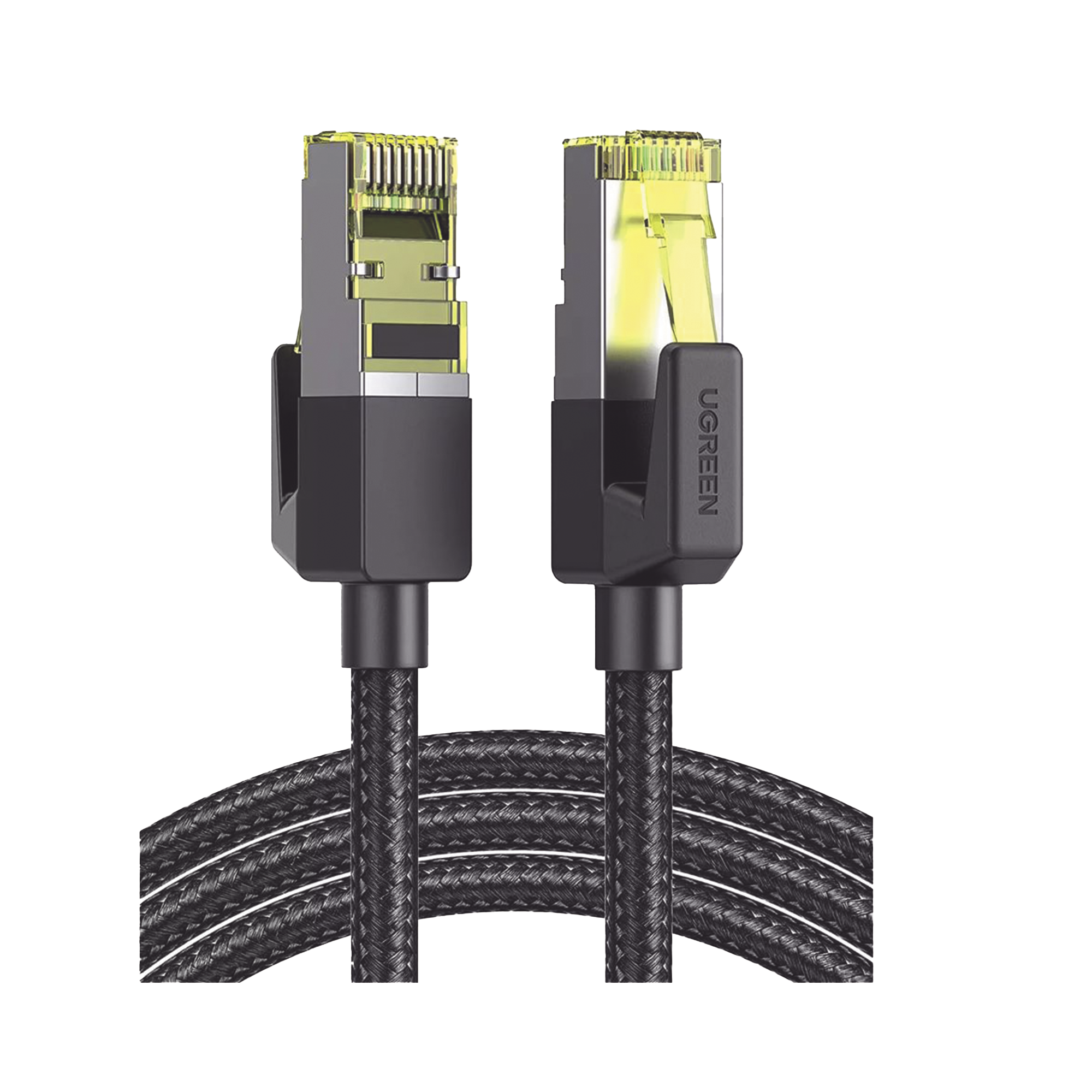 Cable Ethernet Cat7 CLASS‚?†F/FTP Redondo con Malla de Nylon 1 Metro