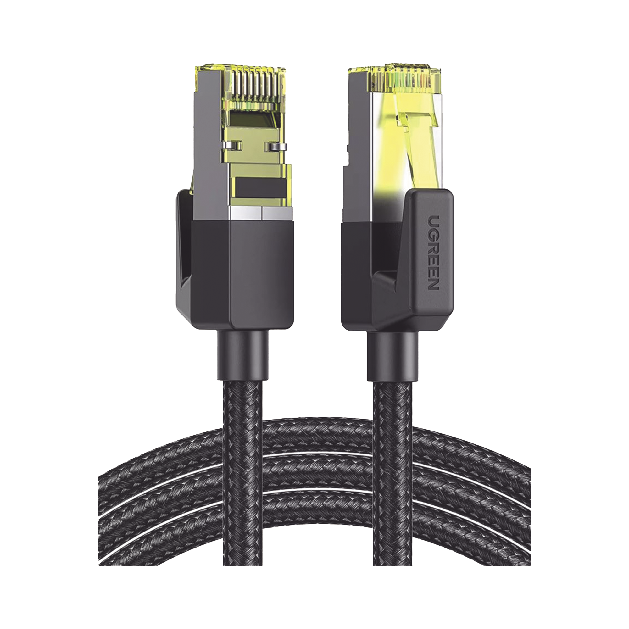 Cable Ethernet Cat7 CLASS‚?†F/FTP Redondo con Malla de Nylon 3 Metros