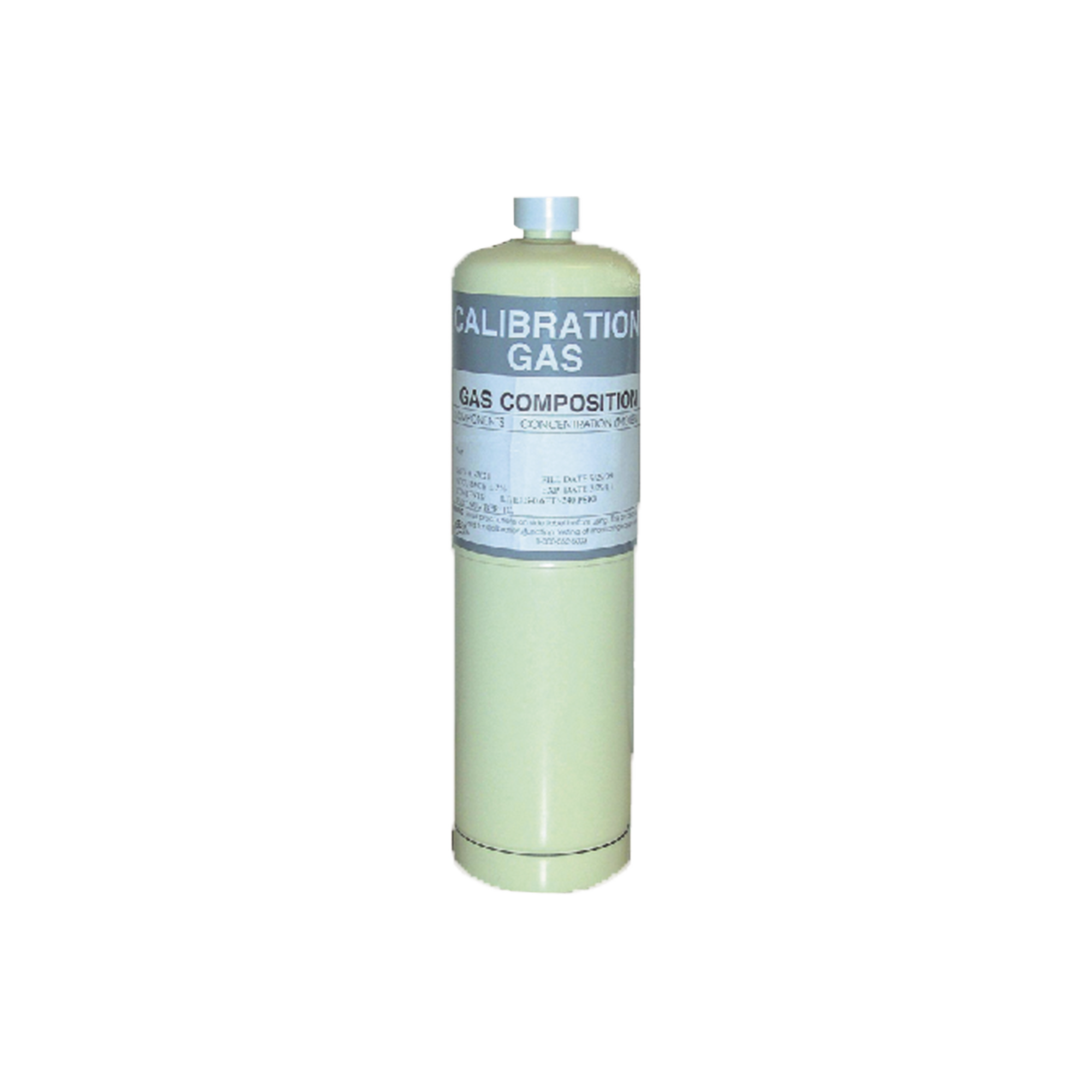 Cilindro Para Calibración de Detectores de Gas Cero Emisiones 105L 20.9 % Oxígeno (O2) balance Nitrogeno (N2)  MACURCO