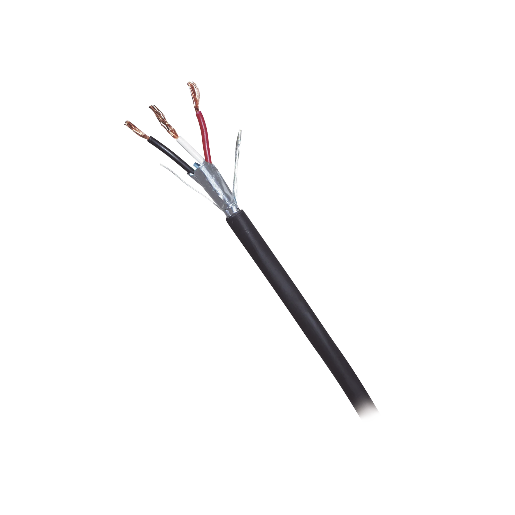3 x 18 AWG / Cable /  Blindado / 305 Metros / Riser / Color Gris / Hecho en México