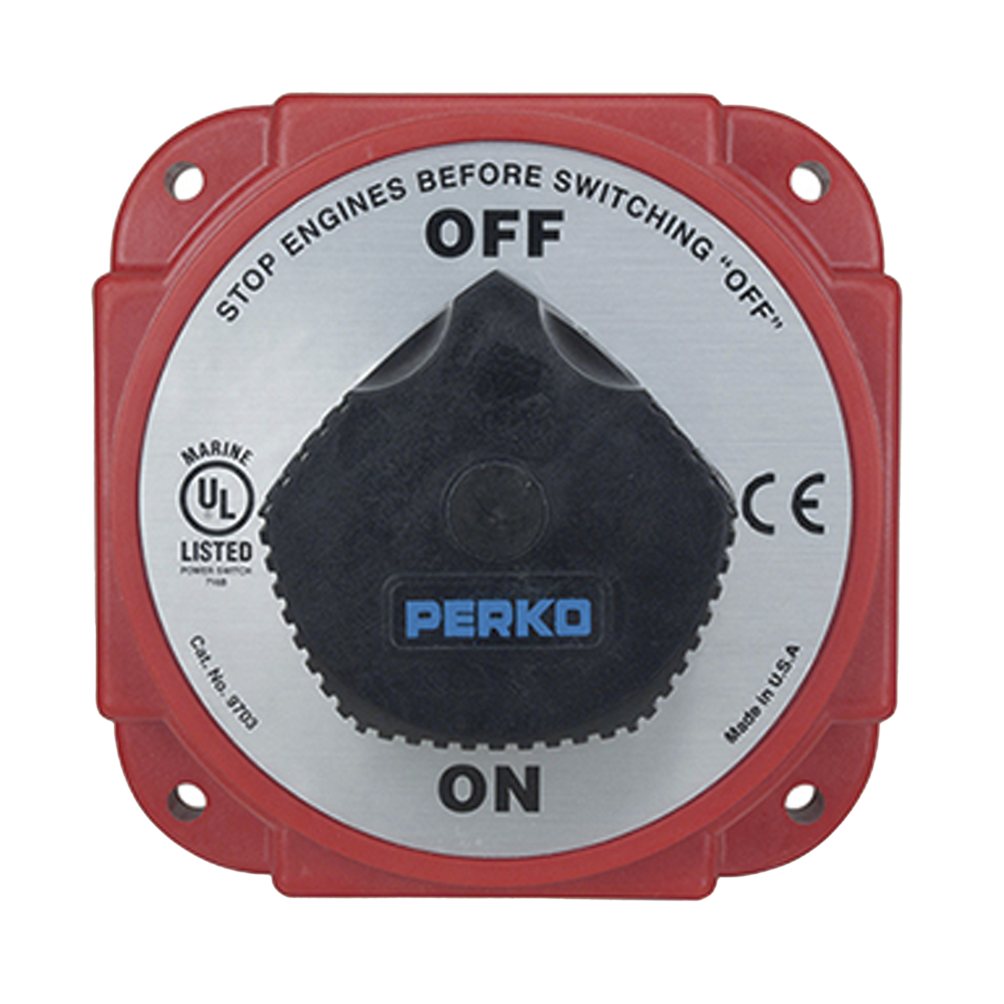 Switch Selector de Batería y Alternador On / Off de Servicio pesado,  para Sistemas Eléctricos Marinos