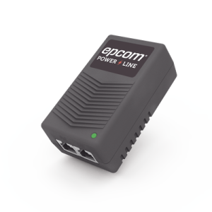 Adaptador de pared / Inyector PoE / 48 Vcc / 0.5 A / Controlado por chip IC / Protección contra OV, OC, SC, UV/  Fácil de instalar