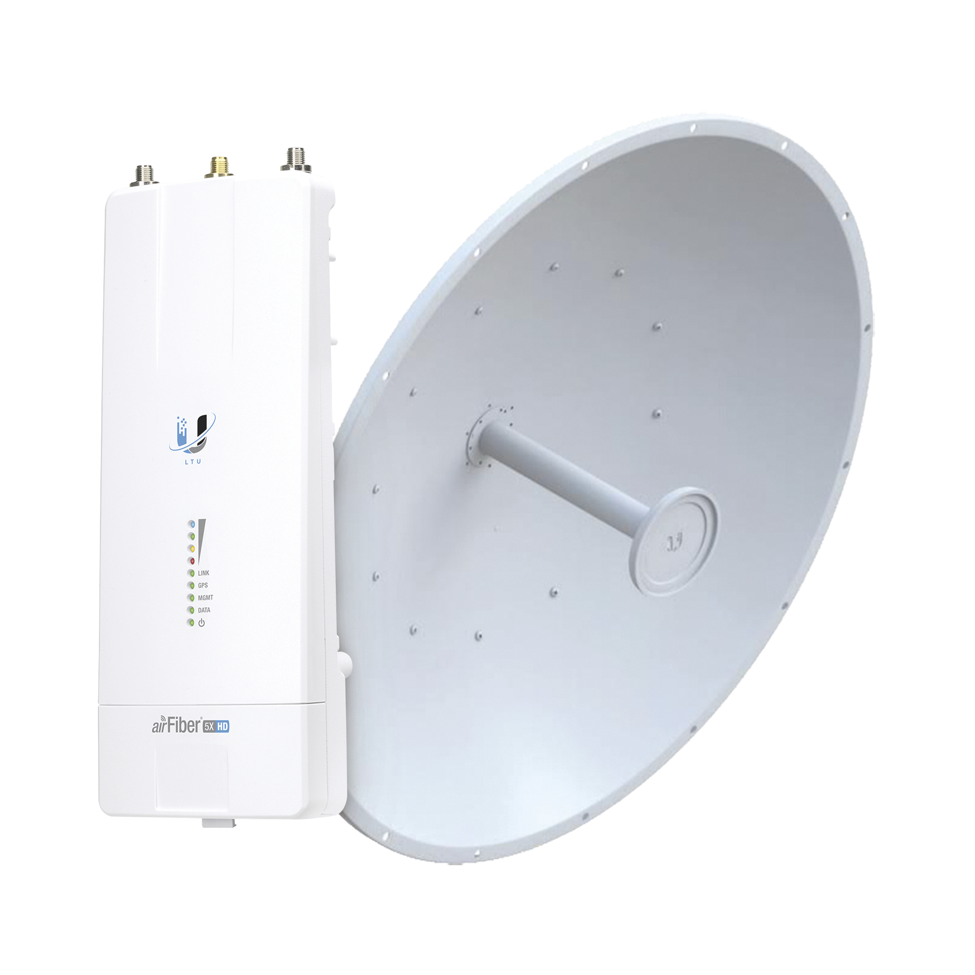 Airfiber Kit AF5X-HD con Antena Fiber 34 dBi Slant-45