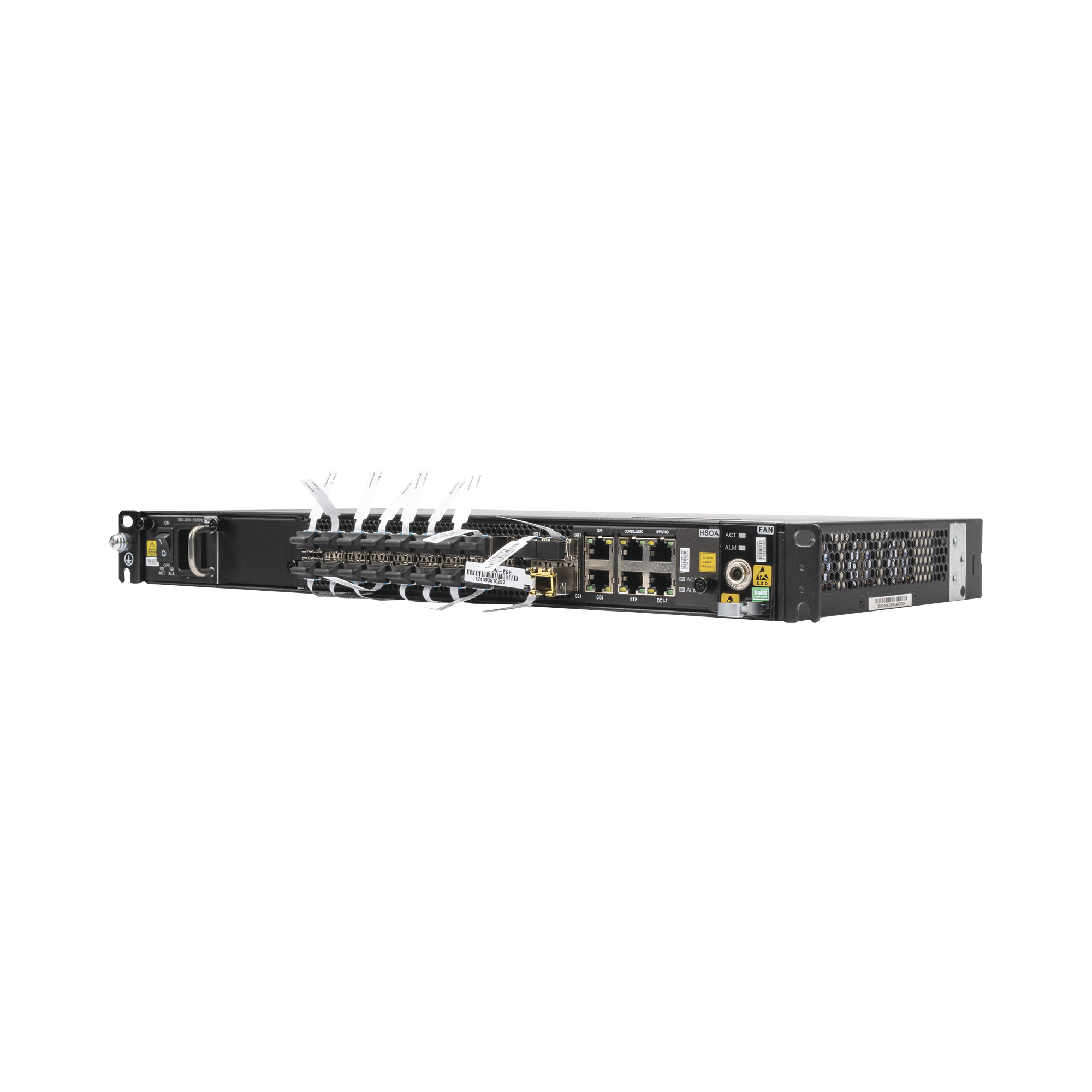 Mini OLT Abierta de 16 Puertos GPON / Incluye 16 módulos C+ y Fuente de CA / Gestión por WebUI / Incluye Software de Gestión UNM2000